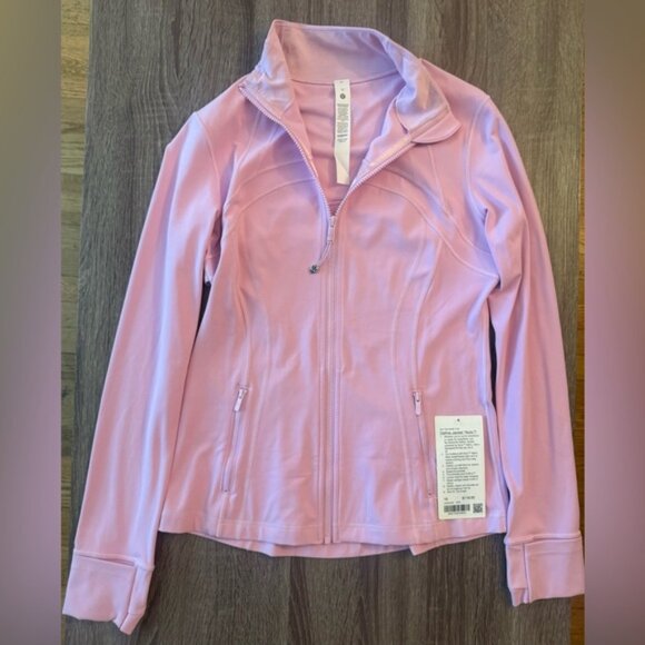 New with tags Lululemon Define Jacket Nulu. Light Pink. Vita Pink. Size 10. - Picture 7 of 14